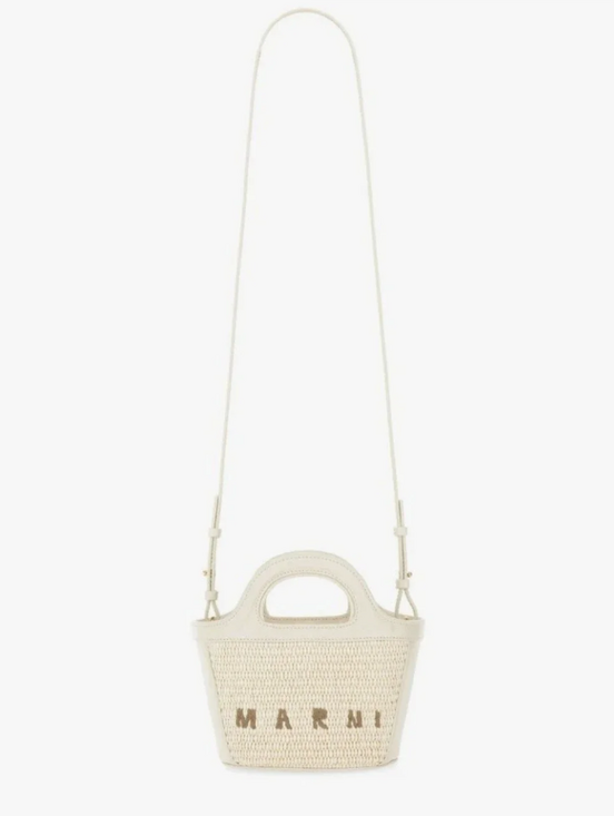 Marni Handbags - Marni Beige Straw Bag